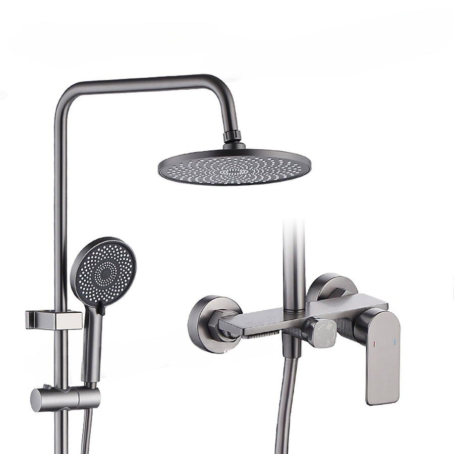 Classic Design Hanging Wall Type Four Modes Shower Head Sets Fashion-Forward Color Durable Copper Shower Head Set