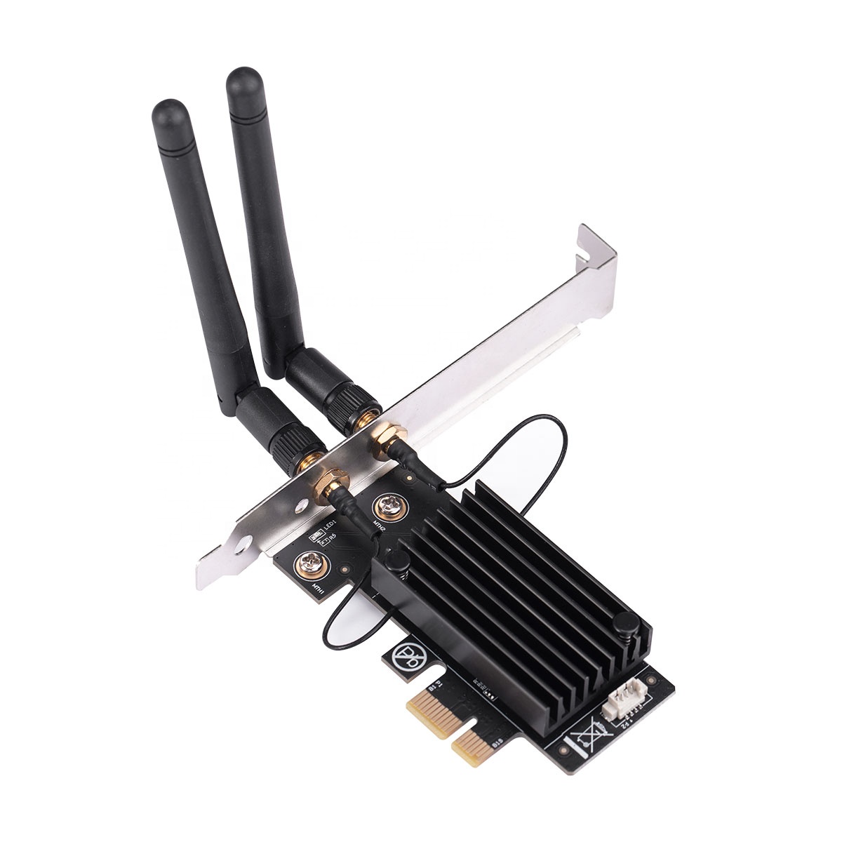 IOCREST двухдиапазонный 2974 Мбит/с Wifi6 Intel AX200 2,4G/5 ГГц 802.11ac/ax Bluetooth 5,0 PCIe Беспроводной Wi-Fi адаптер карта для настольного ПК