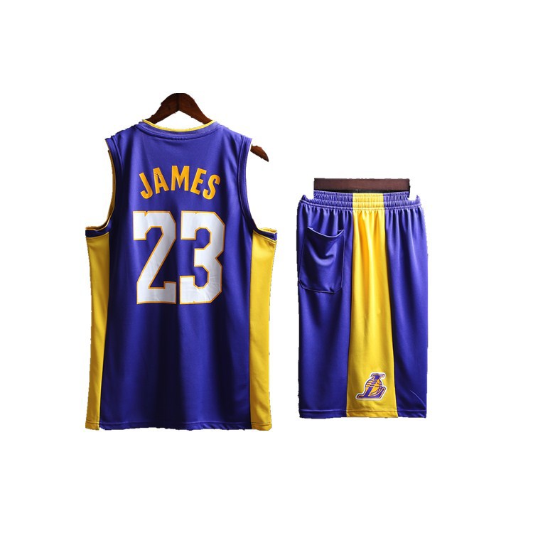 Индивидуальный баскетбольный костюм Laker James No.23 Джерси Kobe No.24 Мужская и женская баскетбольная форма