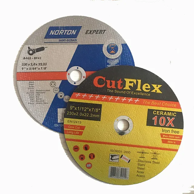 CutFlex all size available professional cutting disc angle grinder application
