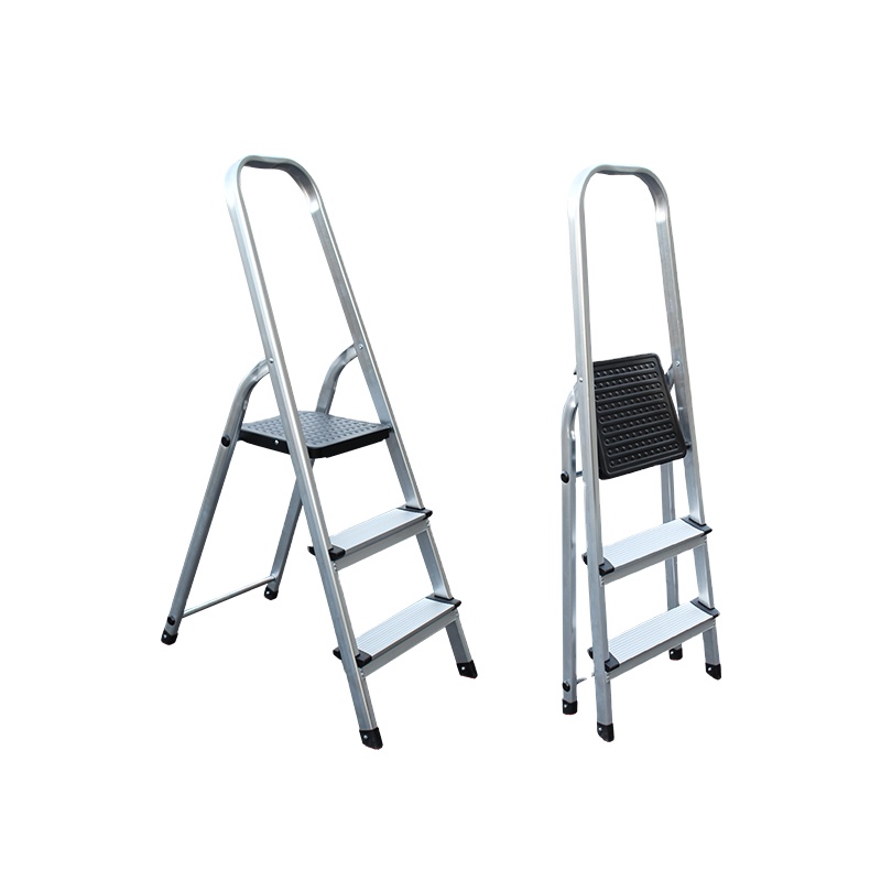 3 steps aluminum max load aluminum folding household ladder