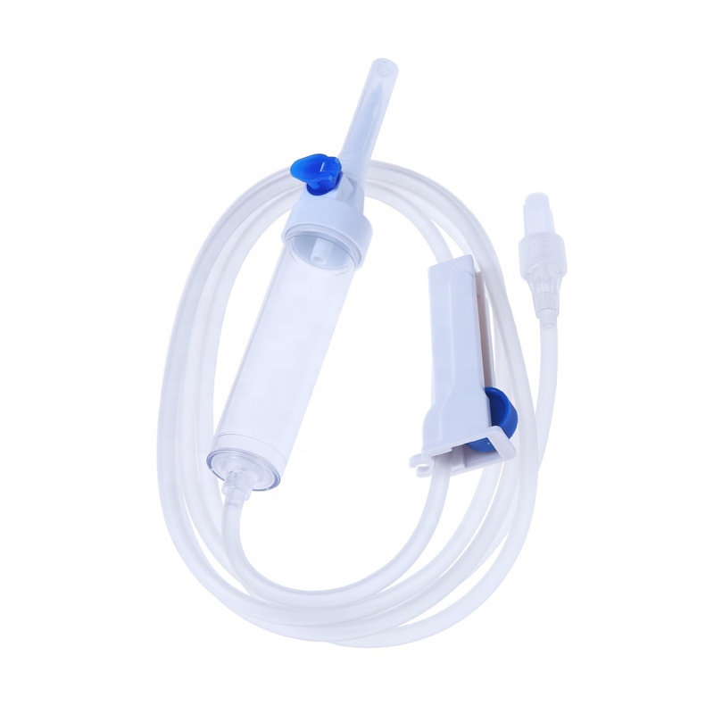 Medical Consumables Giving Set Flow Regulator Medical Iv Equipment and Accessories Iv Set Infusion