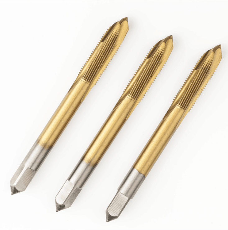 High-speed steel all-grinding titanium-plated tip tap screw point tap M7*0.75