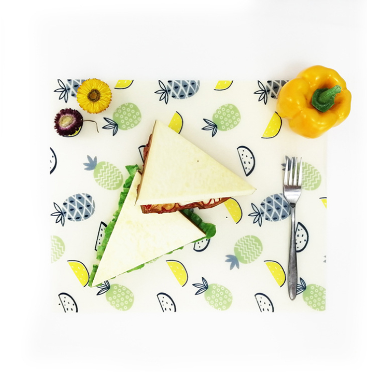 Sandwich Honeycomb Beeswax Food Wrap Paper,Rolls Customized Food Wrapping Paper