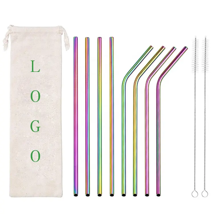 Factory wholesale custom stainless steel straws ,Reusable straws