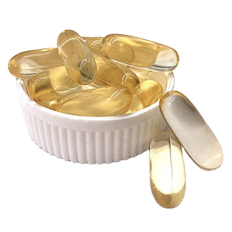 Healthcare supplement absorbable omega 3 fish oil oblong softgel capsule gelatin shell for adult