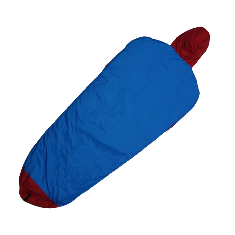 High Quality Blue Red Color Contrast Waterproof Mummy Sleeping Bag For Camping Hiking Traveling
