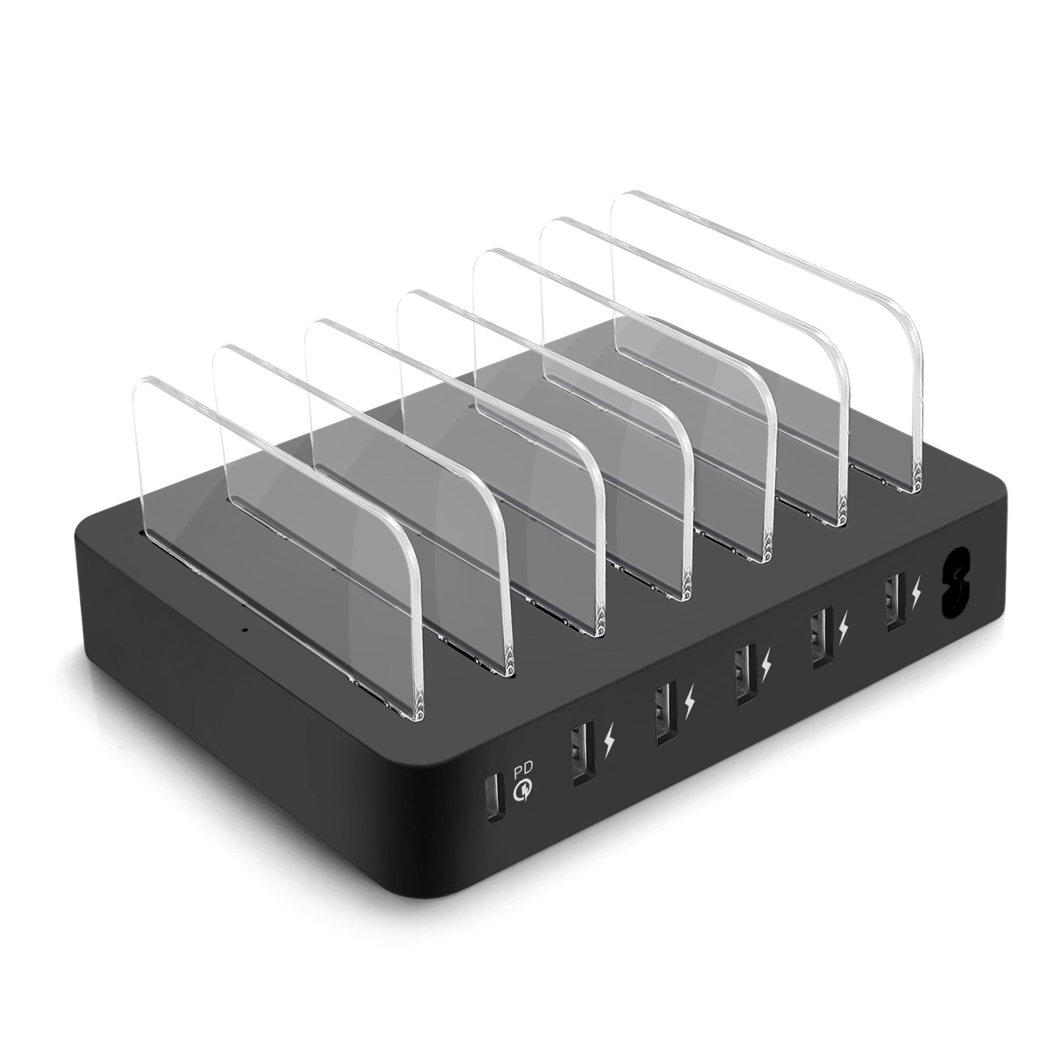 8PD Заводская оптовая продажа Stasiun зарядка usb 6 портов Usb зарядная станция с Usb технологией доставки питания для дома или офиса