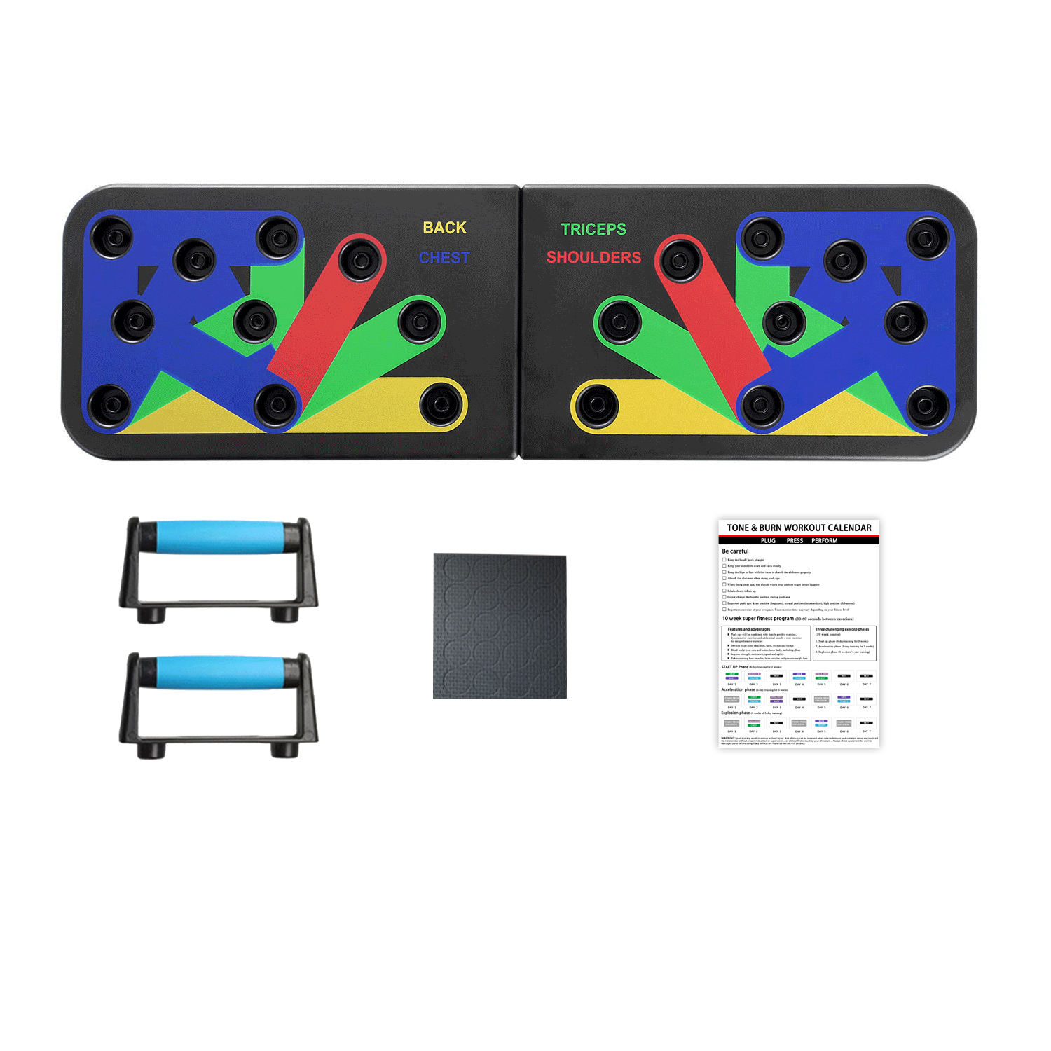 Fitness Equipment Push-up Support Plate Chest Muscle Training Support Frame Multifunctional Push-up Support
