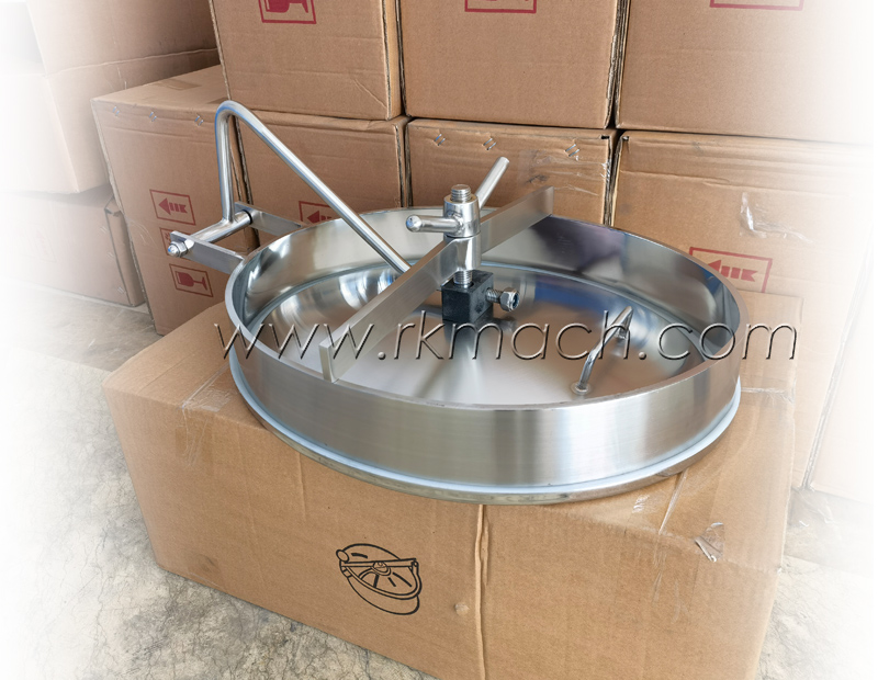 530 x 430 inwards opening manhole oval Manhole Cover for brewing Elliptical manway door