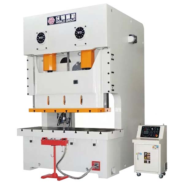 110ton c frame press with progressive die stamping machine