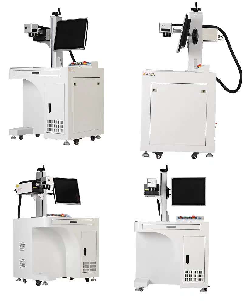 Steel Fiber Laser marking machine Plastic CO2 marking machine 30 Watt