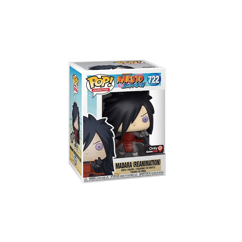 FUNKO POP Наруто Аниме Рисунок Учиха Мадара реанимации Фигурки Коллекционная модель куклы игрушки оптовая продажа #722