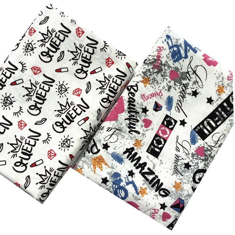 hot sale high quality cotton fabric manufactures digital custom printed 100% cotton fabric for garment plain woven fabric