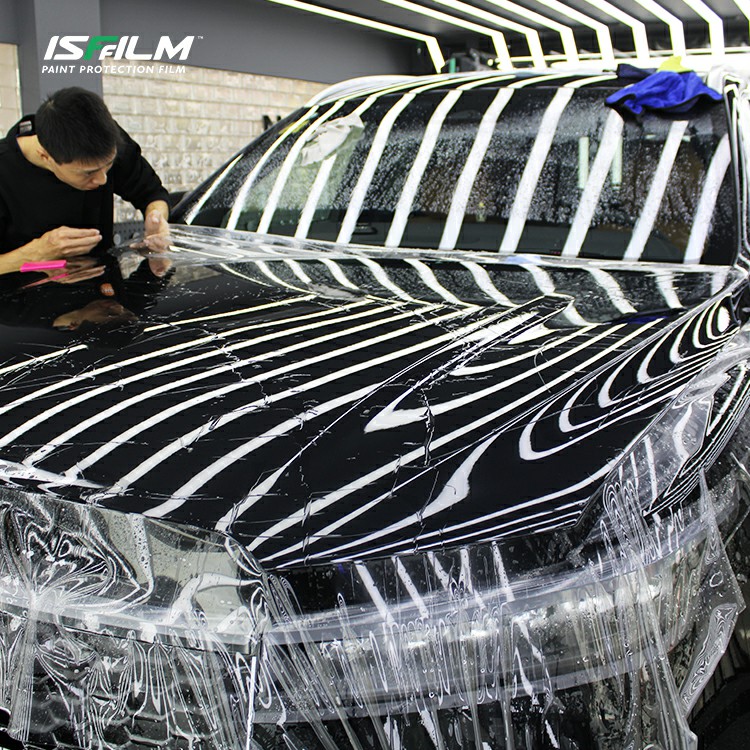 ISF clearadhesive рулон и устойчивая к царапинам л/ч, 15 м, высокое качество, прозрачный защитный чехол на заднюю панель из полиуретана ppf warp автомобильная краска защитная пленка для тела