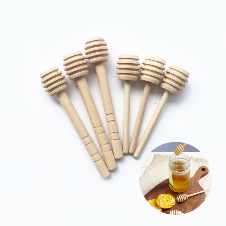 Factory Deft Design Wooden Honey Stick Spoon For Dip Honey