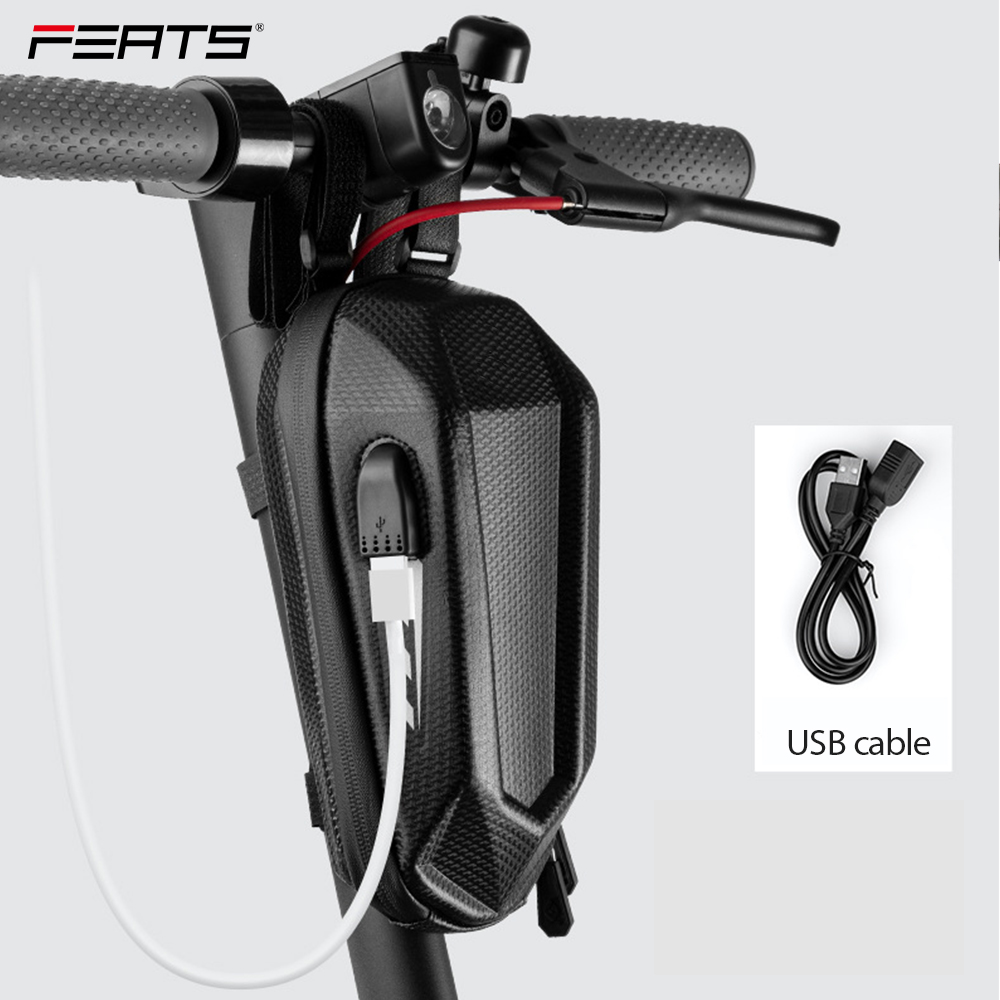 Ferts 2.5L EVA со встроенным подзарядки слот руль сумка для е-скутер способный преодолевать Броды скутеры, балансируя электрические скутеры