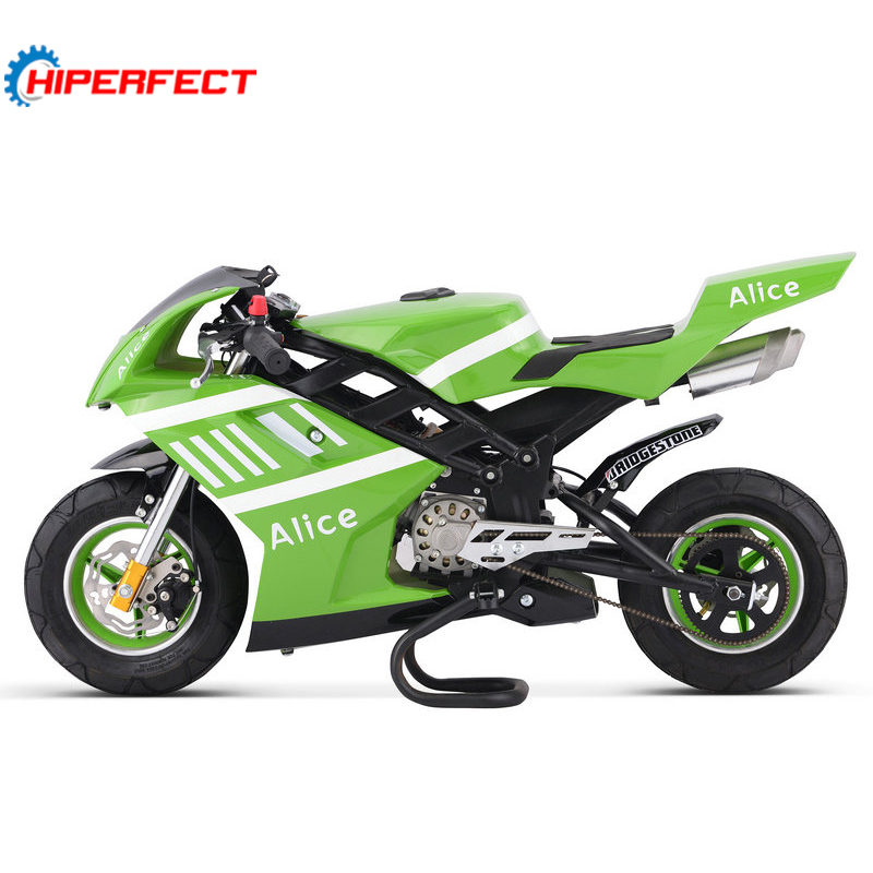 Китай дети 50cc 2 ход бензин мини-карманный велосипед