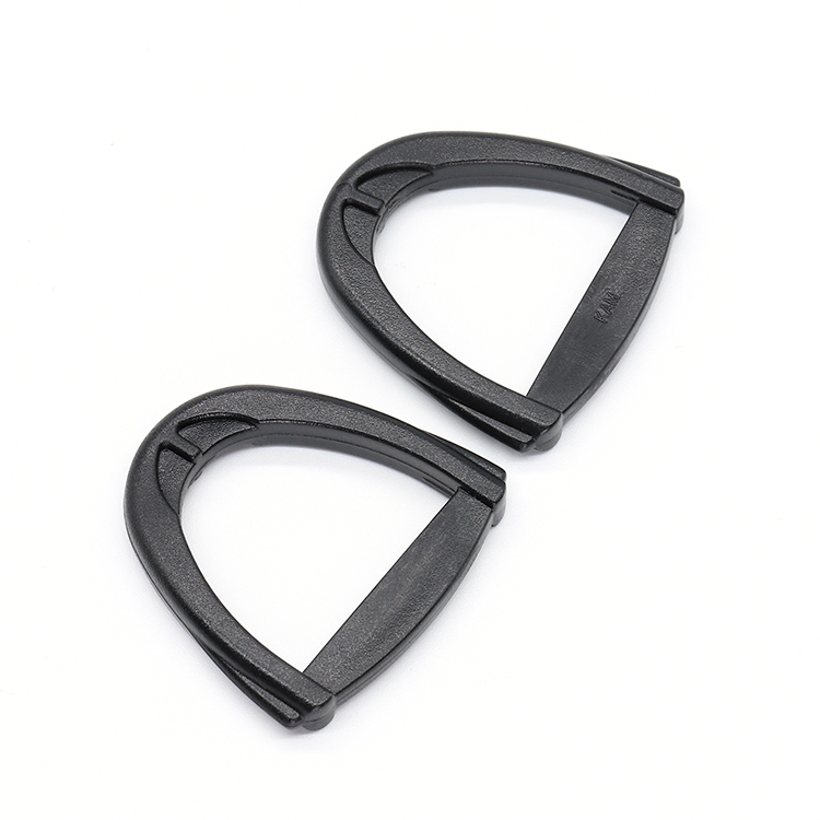 Triangle insert strap D ring buckle plastic backpack parts