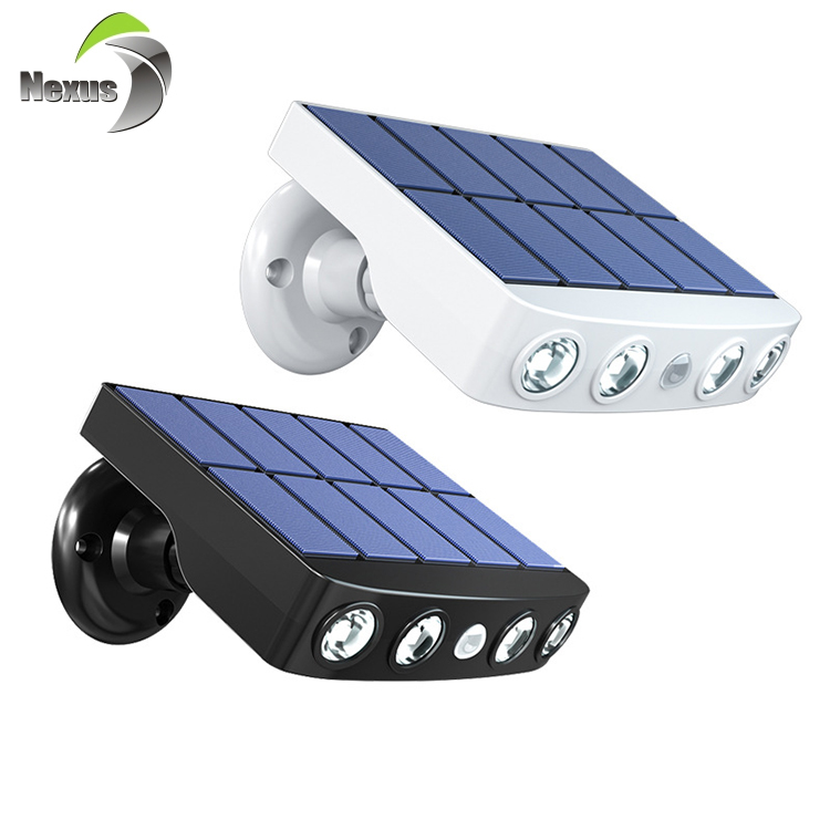 High Brightness Garden Outdoor Ip65 Waterproof 4watt Led Solar Wall Light