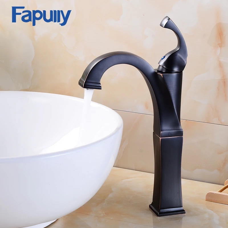 High quality wholesale Black luxury basin faucet push down faucet basin sink faucet