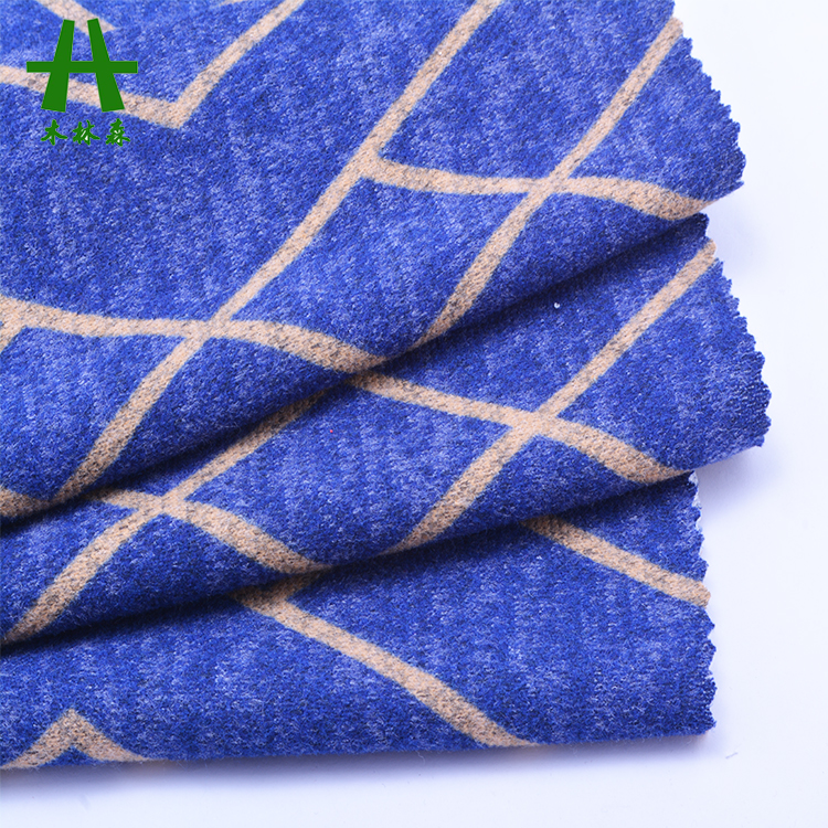 Mulinsen Textile Low Price Knitting Angora Stretch Print Fabric