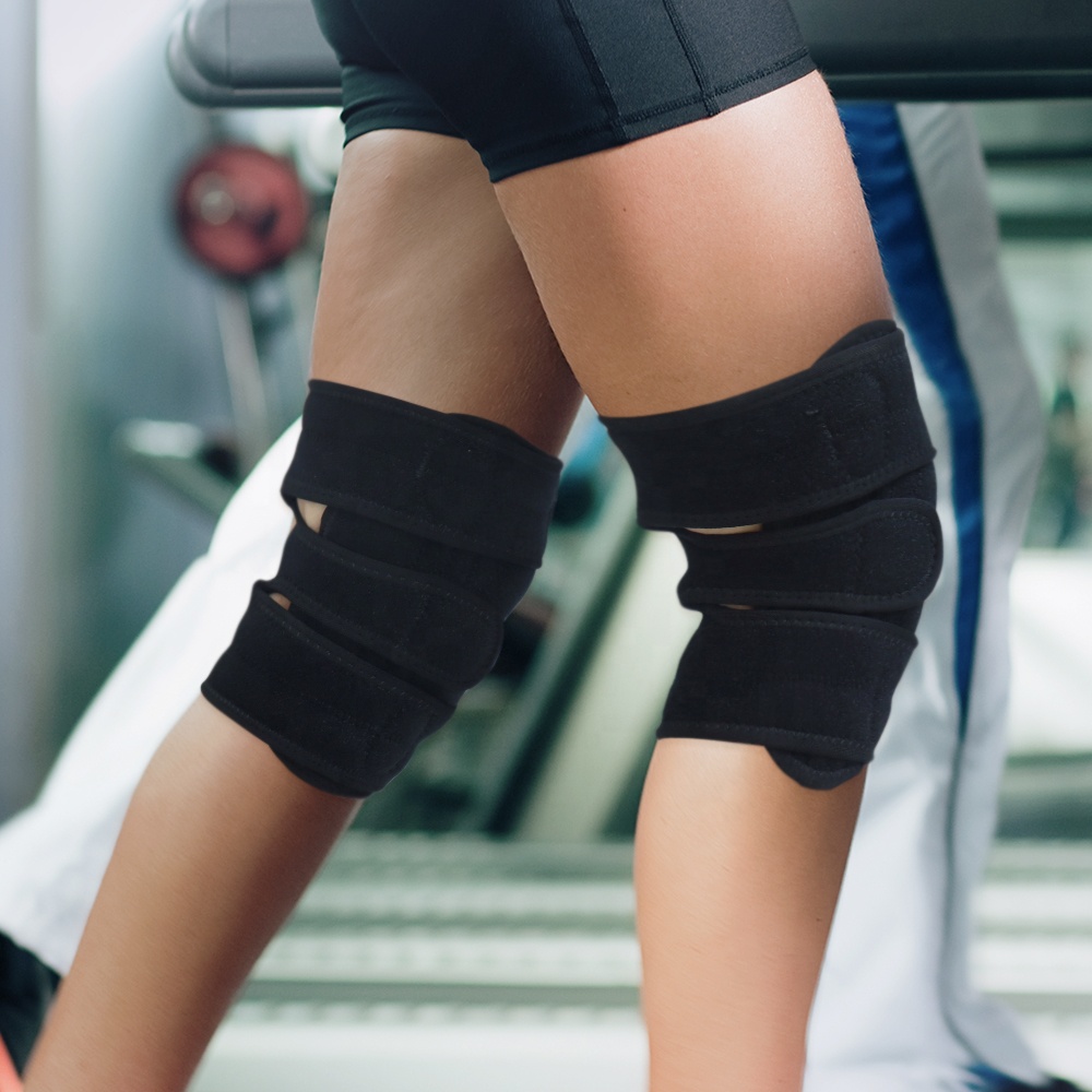 Best Strong Neoprene Knee Braces Stabilization Support Weightlifting And Ball Games Protect From Injury Knee Pads