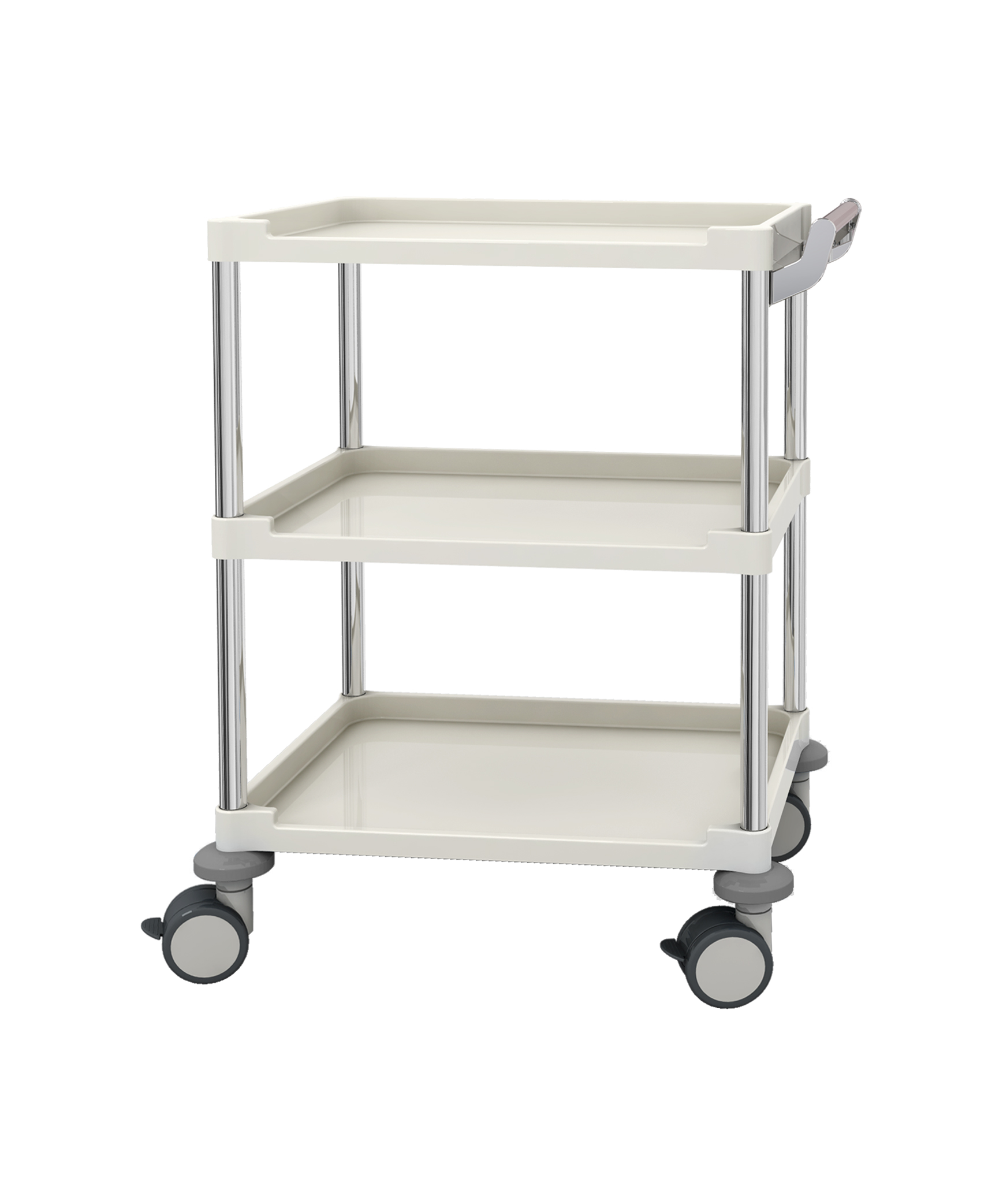 Multi - Function Aluminium Surgical Mayo Table Instrument Trolley Instrument Trolley