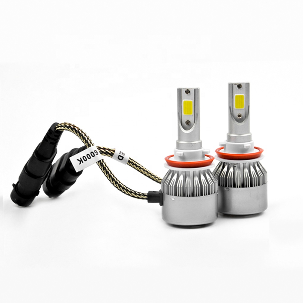 Самая яркая светодиодная лампа для фар, focos LED 9007 H4 H7, фары на вторичном рынке