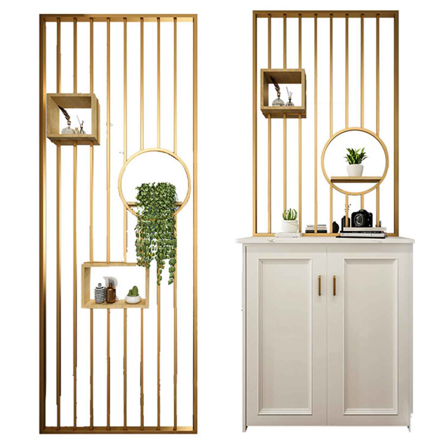 Laser Cut Folding Metal Wall Panel Privacy Screen Partition Screens & Room Dividers