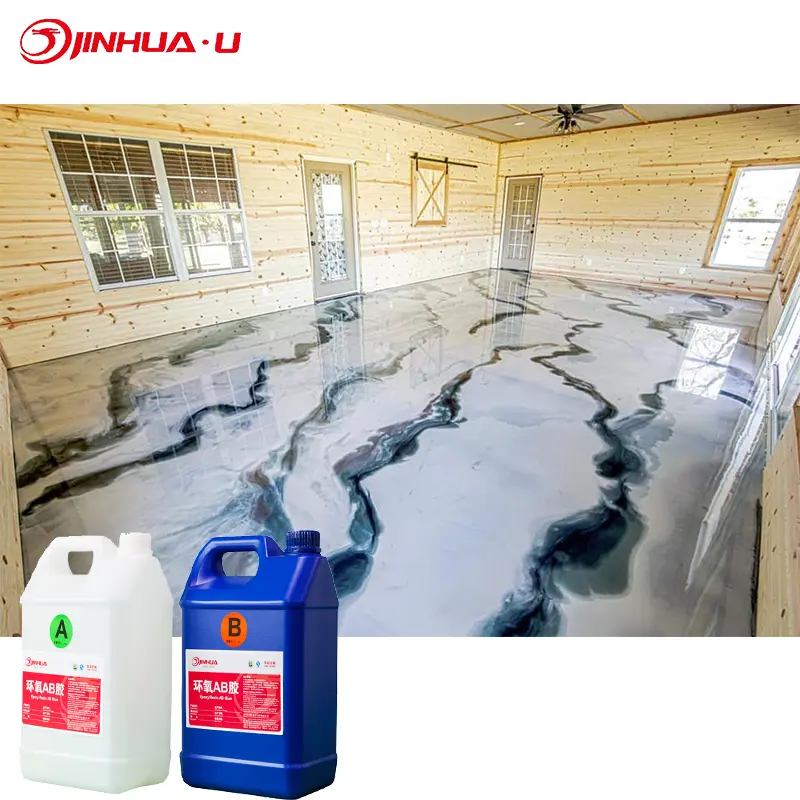 one set self leveling epoxy resin 3d flooring painting