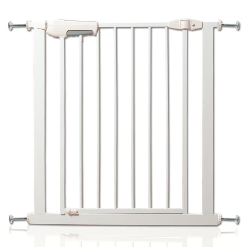 Adjustable Extra Wide Walk Baby Gate Through Pet Safety Gate With Pressure Mount Baby Protective Door