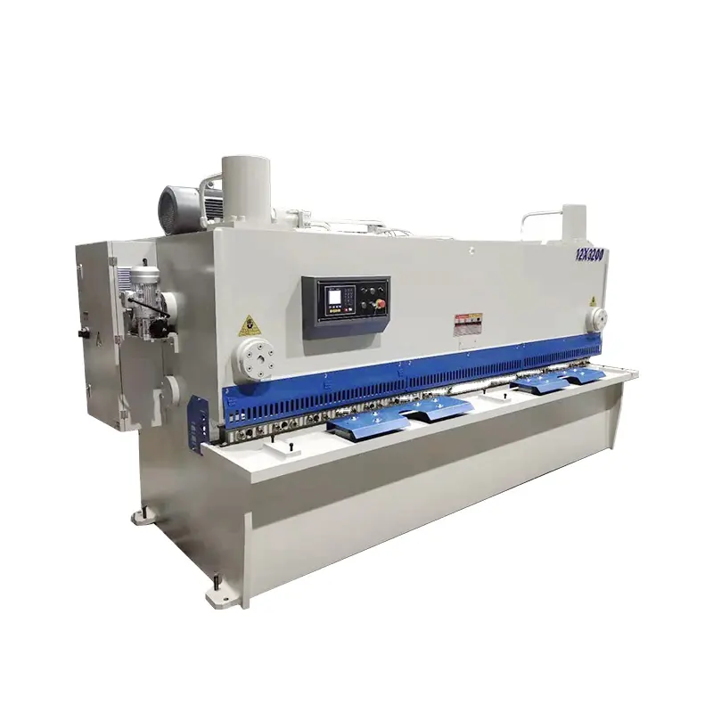 QC12K-10*2500 Hydraulic Guillotine Shearing Machine Steel Plate For Sheet Metal Cutting