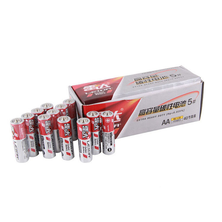 AA/AAA 1,5 V Углеродные цинковые сухие батареи