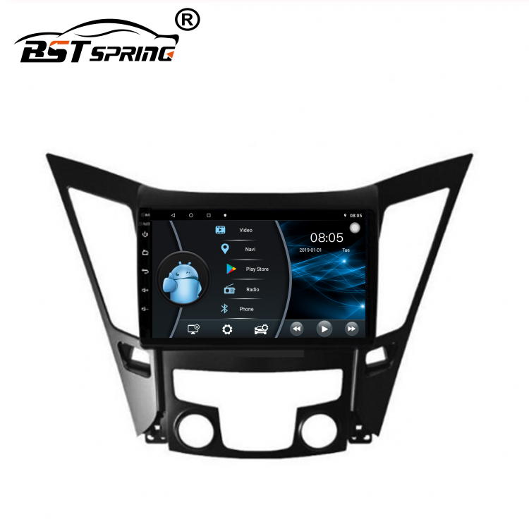 Bosstar 9 дюймов Android 10 Автомобиль Радио DVD плеер для Hyundai Sonata 8 2011-2014 автомобильный стерео gps навигации аудиосистема HD 2 ГБ + 32 ГБ