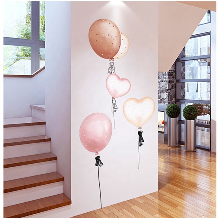 Creative Ins Style Flamingo Wall Sticker Decoration Bedroom Wall Decor Home Self-adhesive Stickers House Decoration