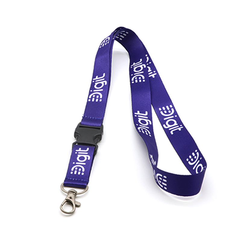 High Quality Low Price Safety Release Thermometer Adjustable Satin Lanyard