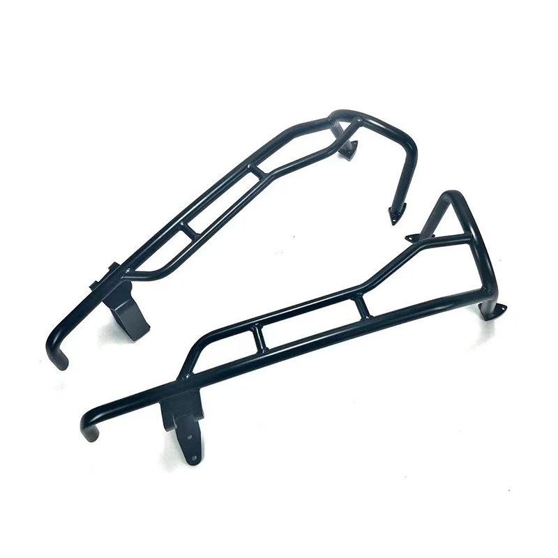 Motocycle Accessories Gloss Black Rear Saddlebag Guards Rail Crash Bar Bumper For 14 UP Indian
