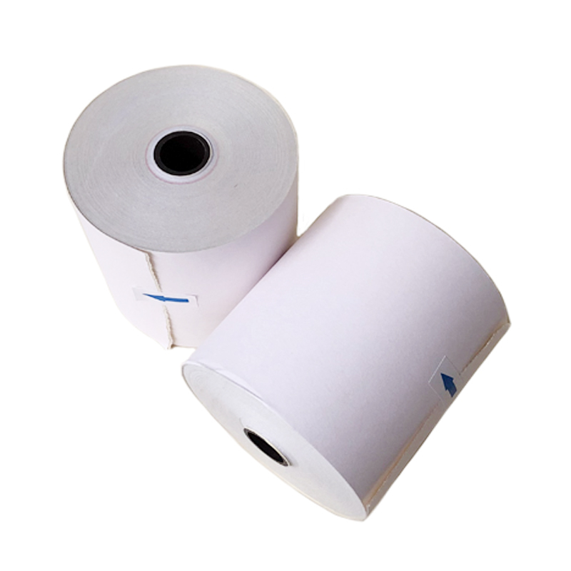 NCR безуглеродный 2ply белый + желтый Термальный чековый бумажный рулон