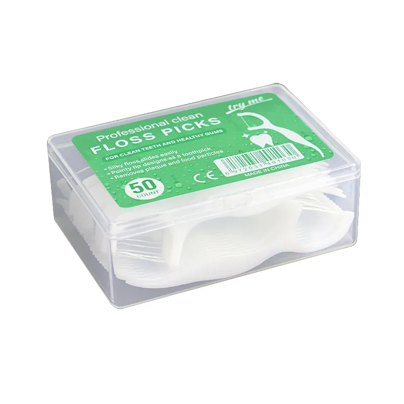 Tooth Pick Wholesale Top Quality Refill Case Eco Vegan Tooth Sticks Box Flosser Toothpick Dental Floss Picks