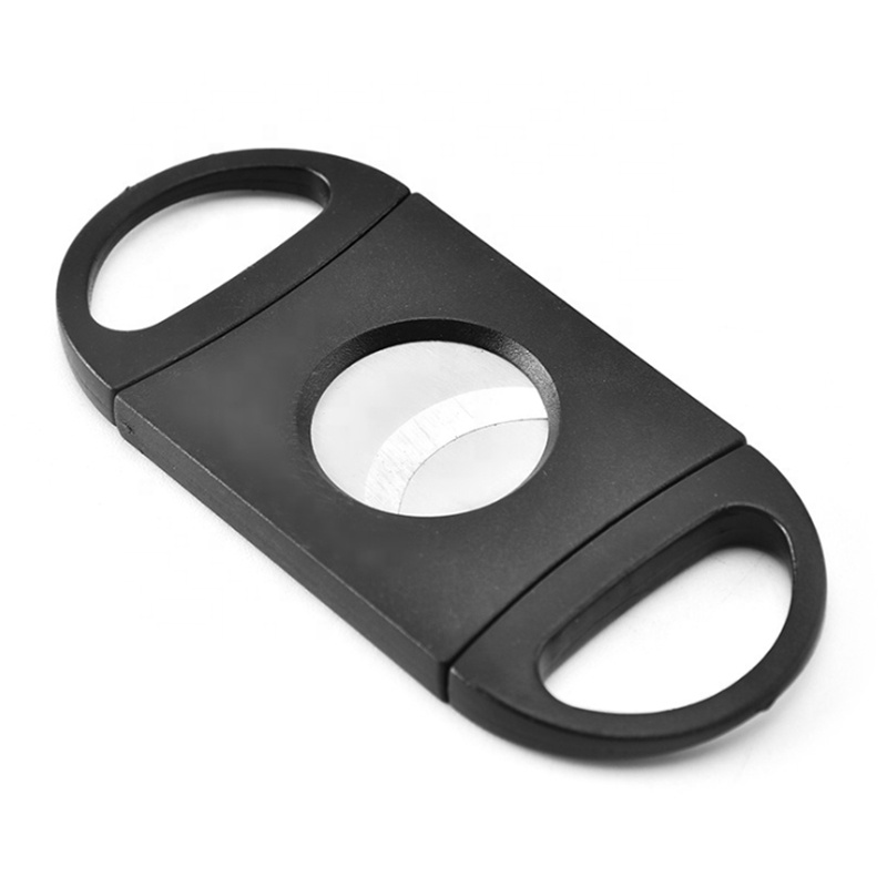 Hot Sale Cigar Cutter Double Blade Plastic Cigar Scissors Stainless Steel Smoking Accessories Scissor Cigar Cutter