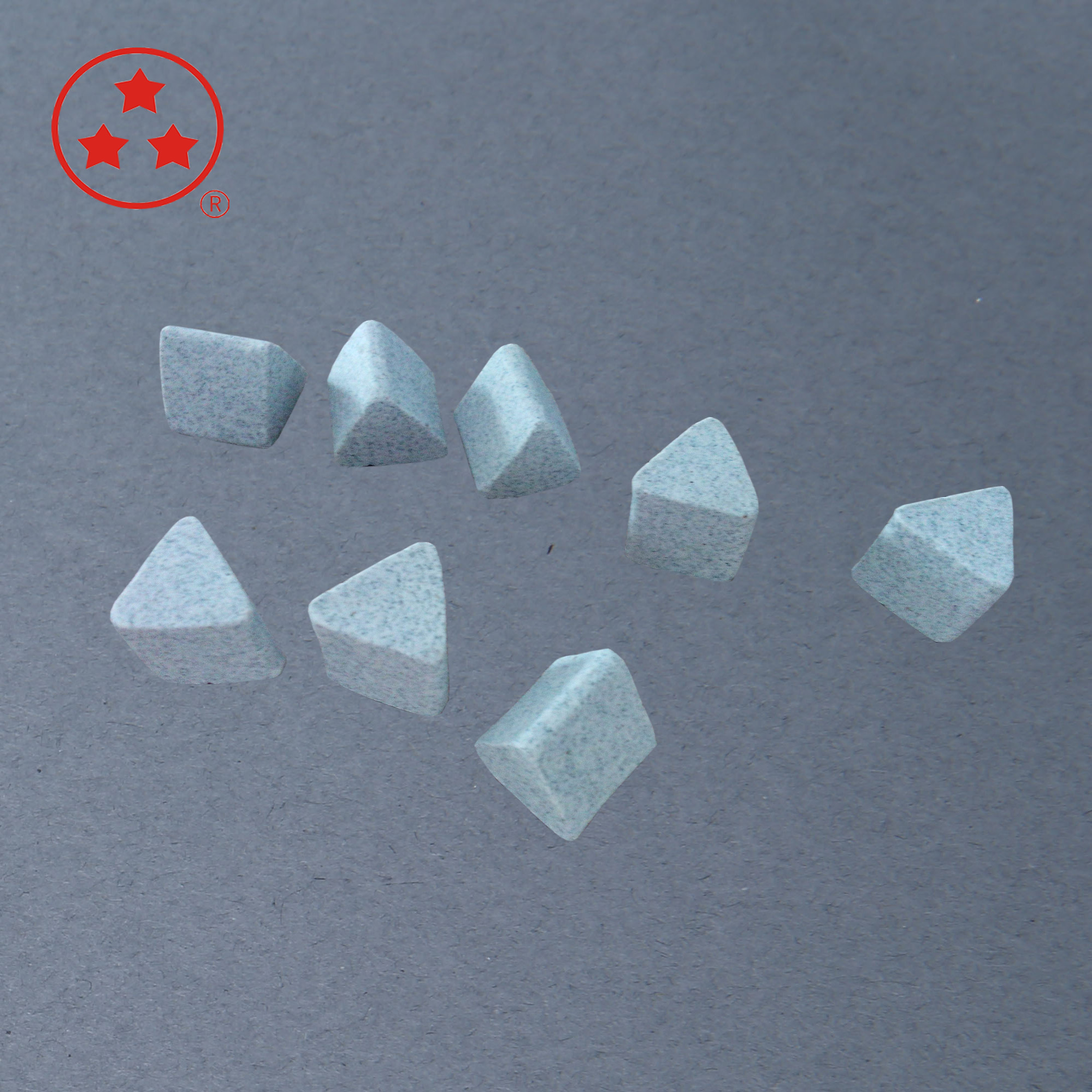 mass finishing media of ceramic media medium cut