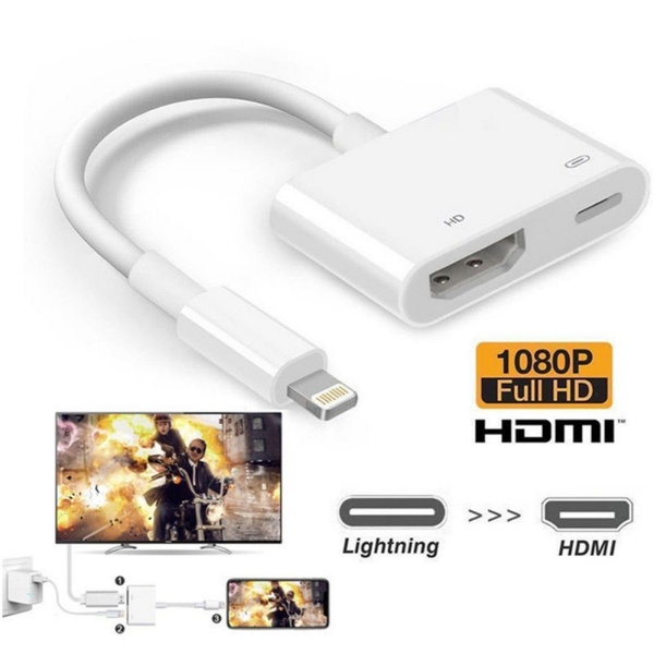 2019 горячий адаптер Lightning для цифрового AV TV HDMI кабель с портом для зарядки Lightning для iPad iPhone