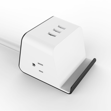 Сетевой удлинитель с американской розеткой, сетевой фильтр с 2 розетками usb для рабочего стола, дома и офиса, сетевой фильтр с 3 USB-портами, кубический держатель для мобильного телефона