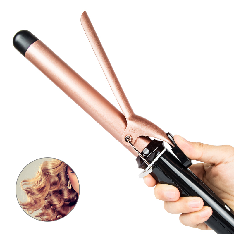 Hair Curling Iron Hair Crimper Professional Beach Wave Curling Crimping Iron Deep Waver Hot Tool