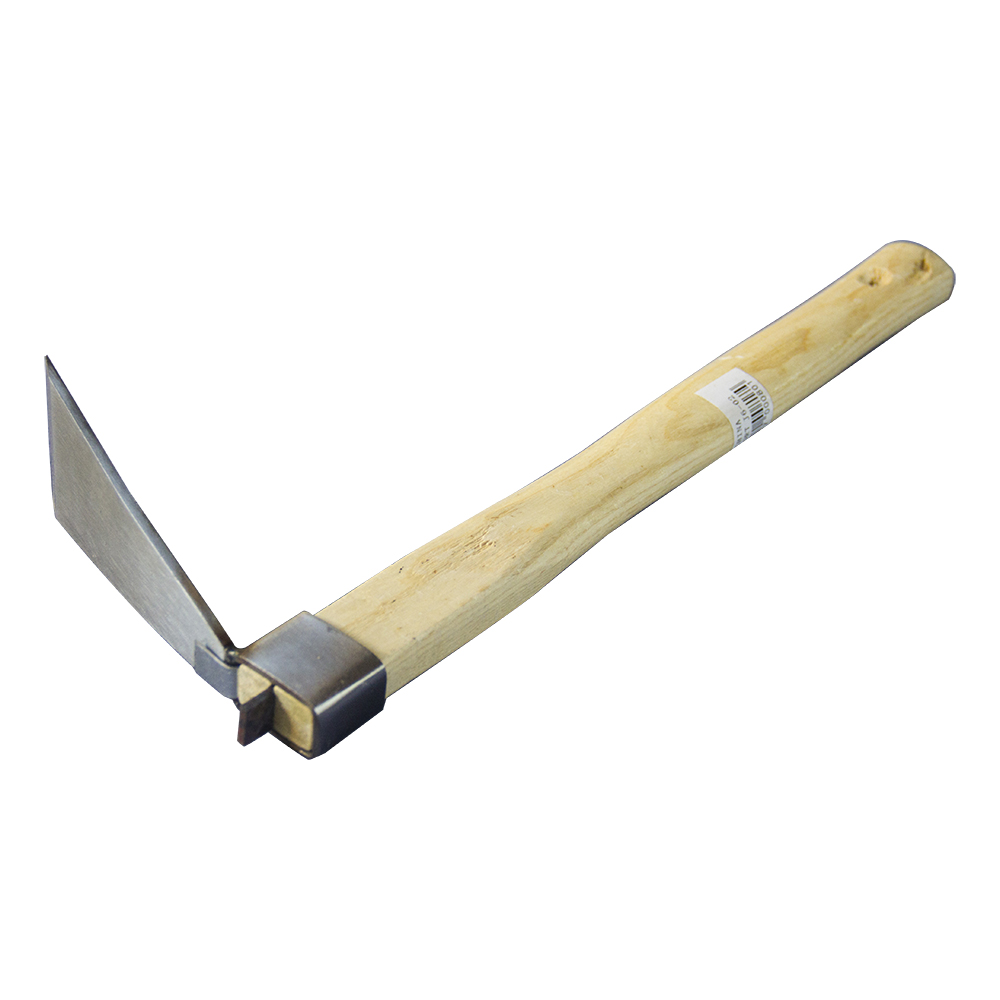 Good Quality Household Single Handed Garden Reflective Handheld Handle Small Carbon Steel Agricultural Manual Wooden Hoe