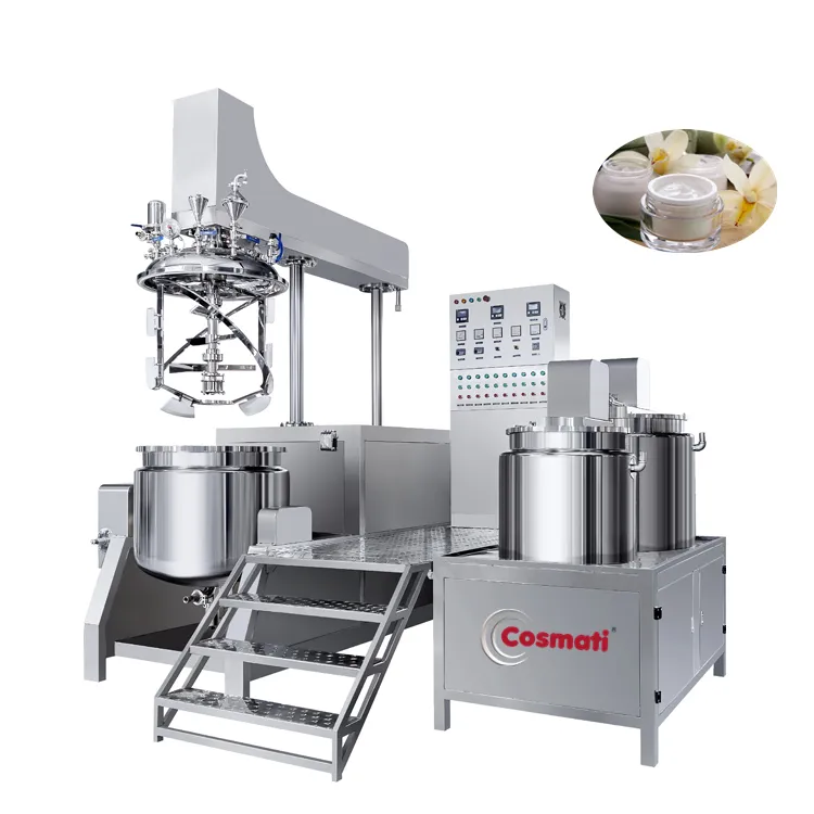 100L vacuum emulsifying machine  cosmetic emulsifier mixer