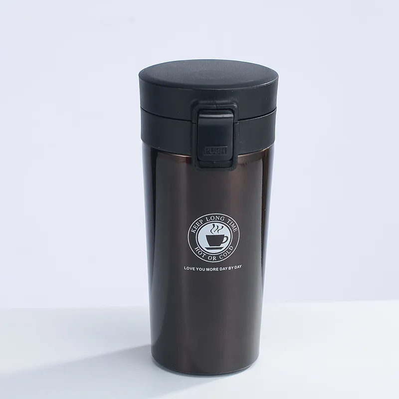 Stainless Steel tumbler vacuum thermos coffee mug Travel Cups with bounce cover