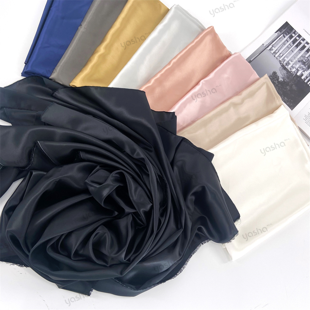 100% Pure 22Momme 6A Grade Mulberry Silk Silk Fabric Super Shinny Silk Fabric in Stock