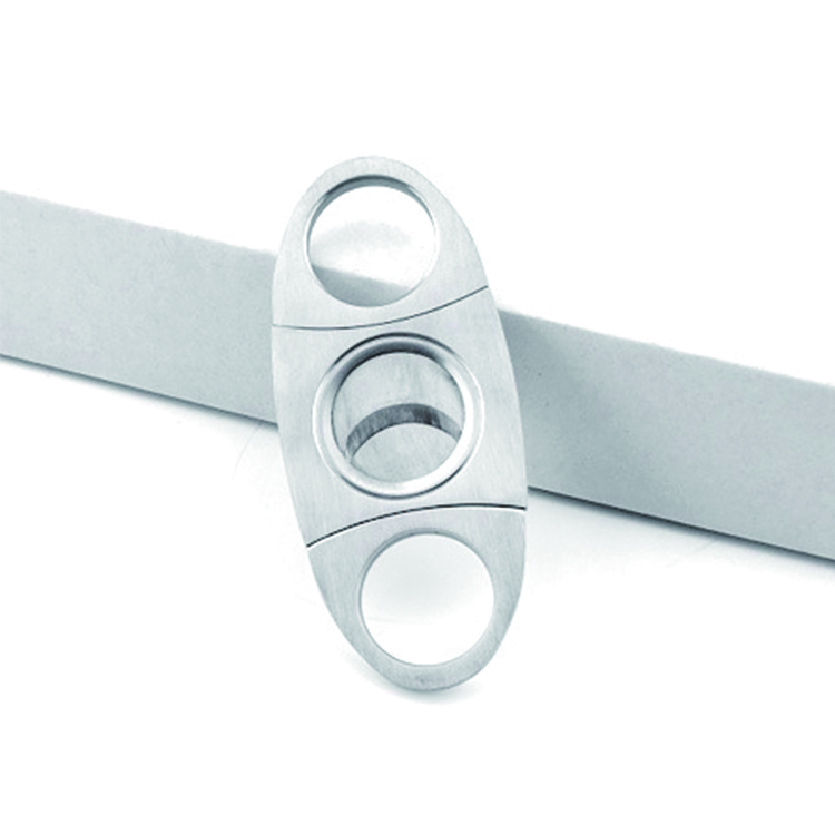 Cigar knife scissors smoking tool accessories portable stainless steel new gift simple style Stainless steel cigar scissors